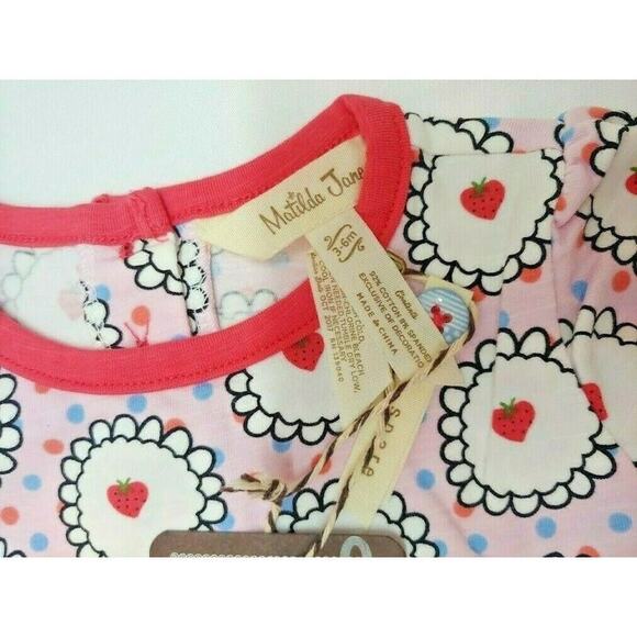 NEW Matilda Jane By Heart Pink BodySuit Long Sleeve Shirt Size 3-6 months - Picture 2 of 6